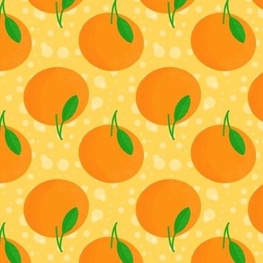Oranges on Yellow