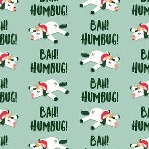 (small scale) Bah! Humbug! Christmas Unicorns - mint - LAD23