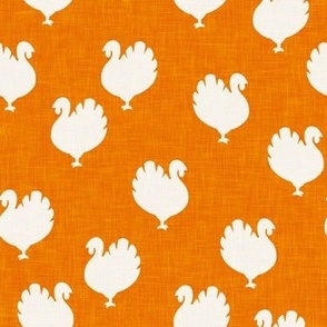 Turkeys - orange - LAD23