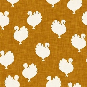 Turkeys -  golden - LAD23