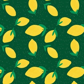 Lemons on Green
