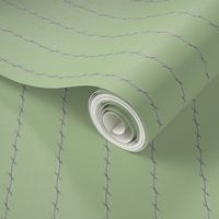 barbed wire stripe - vertical green