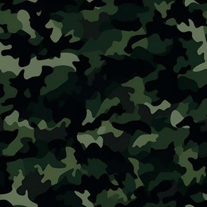 Dark Green Camouflage