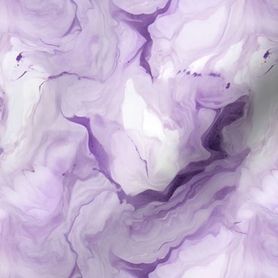 Purple & White Marble