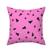 Cave woman triangles on pink