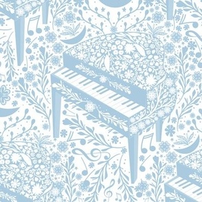 Cool Blue Lost in Piano-childhood hobby