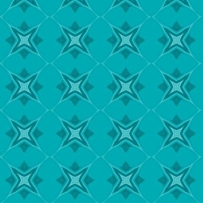 turquoise mini lattice