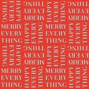 Merry Everything // Red // Small