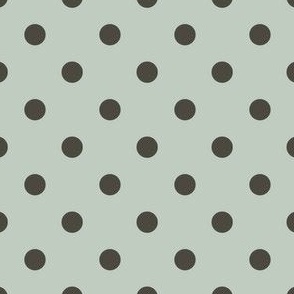 Blue and gray polka dots 1.5x1.5
