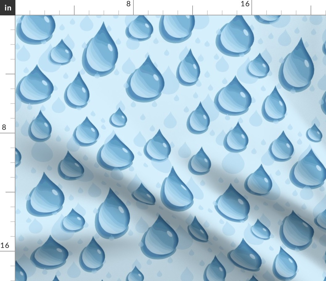 Rain Drop Pattern 12 x 12
