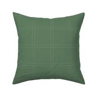 barbed wire windowpane check - green