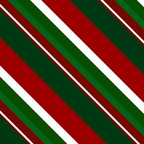 green_ white and red stripes diagonal