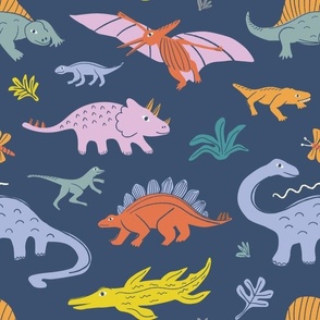 Dinosaurs (Blue)