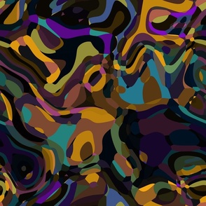 Swirled Color Abstract