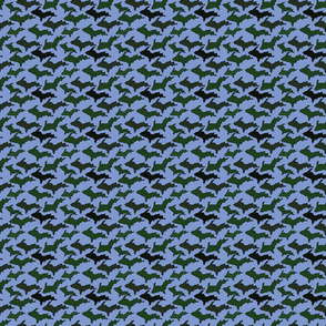 Blue U.P. Camo