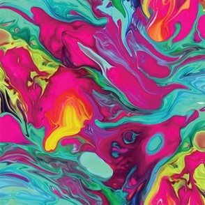 neon tie-dye swirl