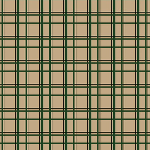 Tan U.P. Plaid