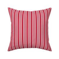 Custom Nancy Border Candy Stripes red on White copy