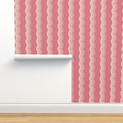 pink waves with dots 