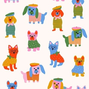 Colorful Dogs