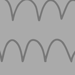 Bouncy Doodle Lines – LARGE – Light Grey