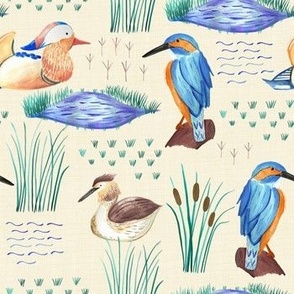 British Lake Birds (small print)