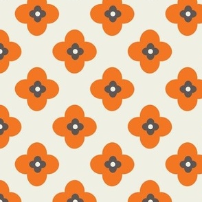 Little Mod Flowers - Orange