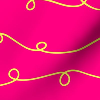 Loopy Doodle Lines – MEDIUM – Pink