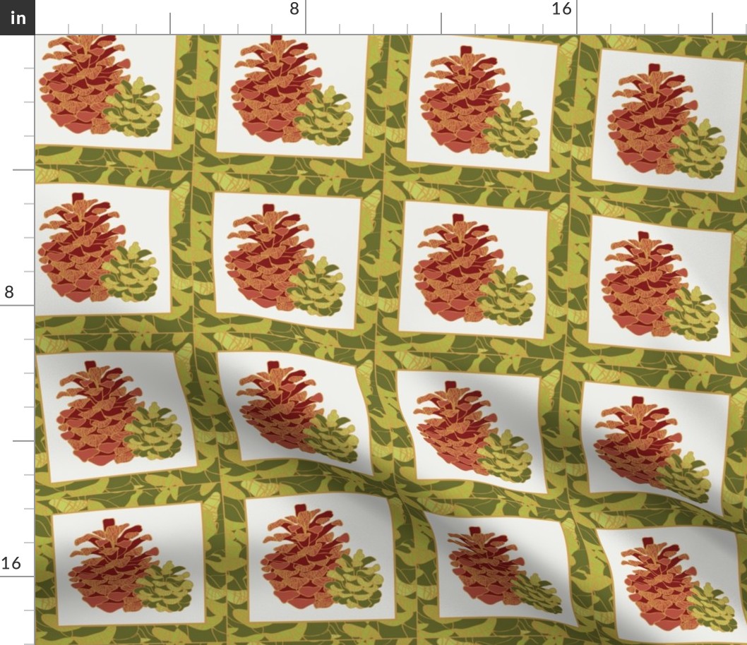 Pine Cone Cocktail Napkin