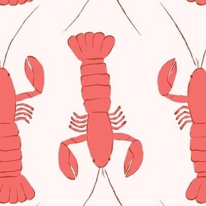 Lobsters in Coastal Red (Jumbo)