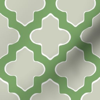 Moroccan in Green and Gray