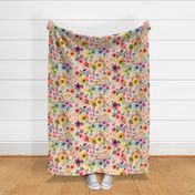 Spring Floral Pale Peach Apricot by Angel Gerardo - Large Scale
