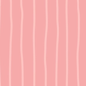 Watersports Fun Minimalistic Coordinate Stripes Pattern Pastel Pink