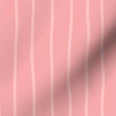 Watersports Fun Minimalistic Coordinate Stripes Pattern Pastel Pink Smaller Scale