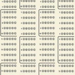 Scantron circles