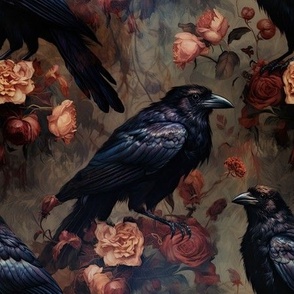 Raven gothic rococo