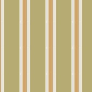 Golden Glow Green and Gold Stripe 
