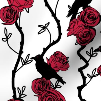 Red Roses, Thorns and Black Ravens