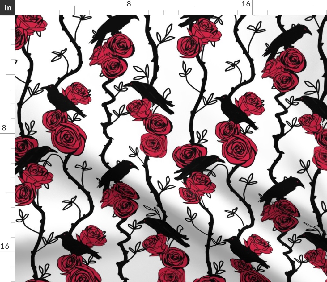 Red Roses, Thorns and Black Ravens