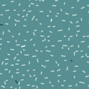Speckled Confetti - Teal
