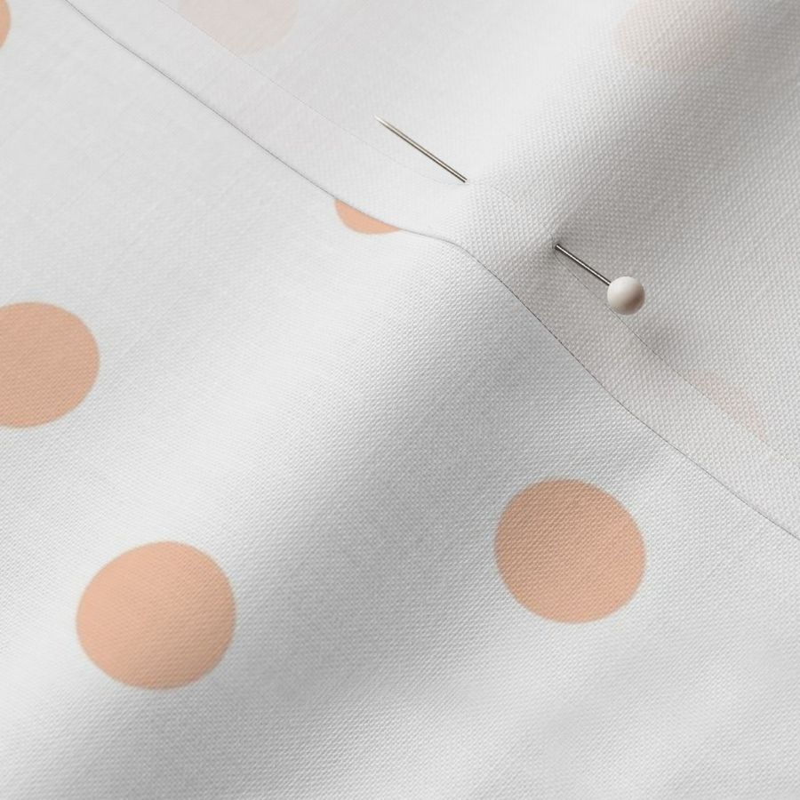 peach dots