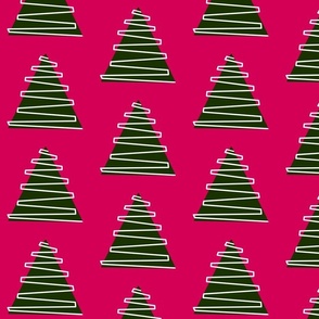 Green_Tree_-_Dark_Pink_Background