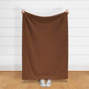 barbed wire stripe - vertical brown leather 