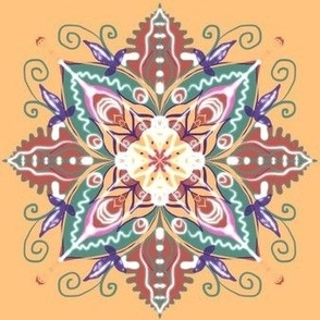 Jewel Color Mandala