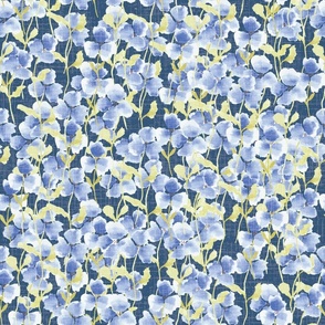 Pansy Garden - Medium. Please contact De for fabric purchase enquiries. Available here on beautiful