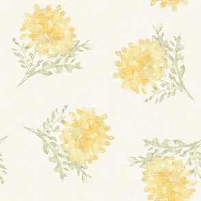 Sprigs of Sunshine - Large. Please contact De for fabric purchase enquiries. Available here on beautiful