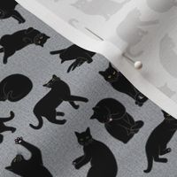 My Cat Pomme - Black directional 6-inch repeat