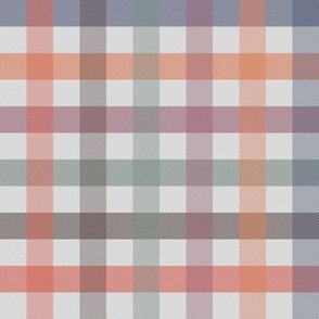 Textured Multicolor Gingham