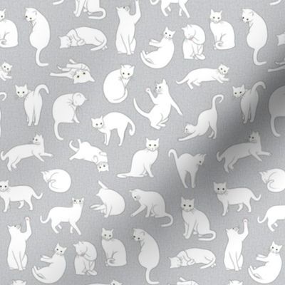 My Cat Pomme - White directional 6-inch repeat