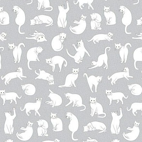 My Cat Pomme - White directional 6-inch repeat